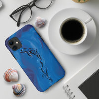Blue Tribal Dolphin