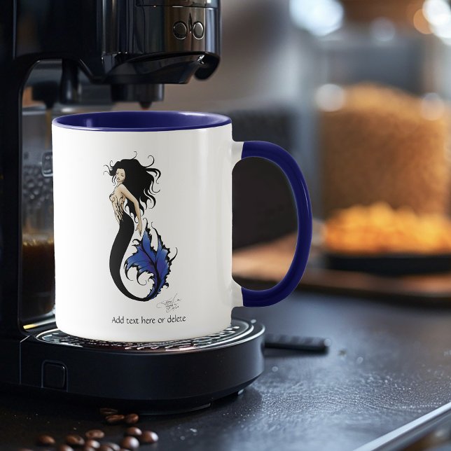 Blue Tribal Mermaid Mug (Creator Uploaded)