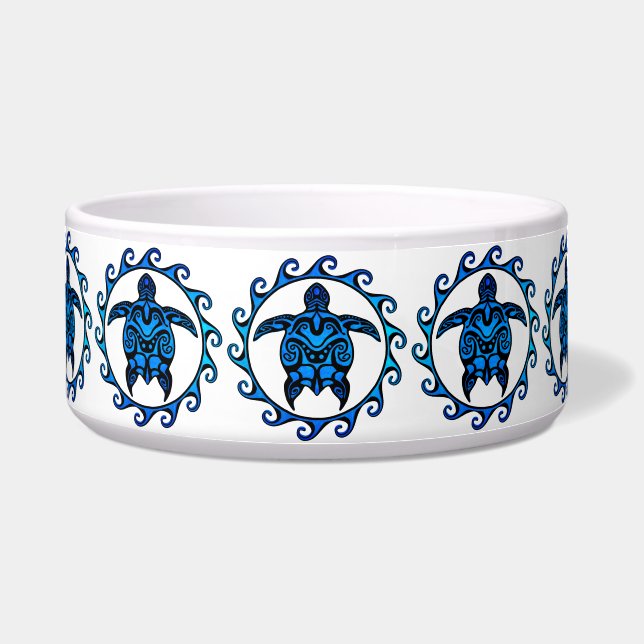 Blue Tribal Turtle Sun (Front)