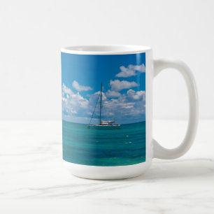 Blue Tropical Bay Seascape Coffee Mug