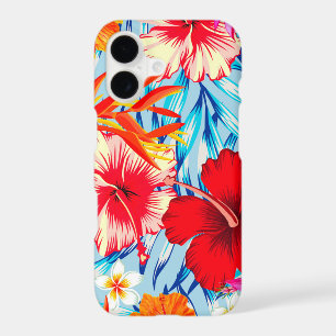 Blue Tropical hibiscus flowers