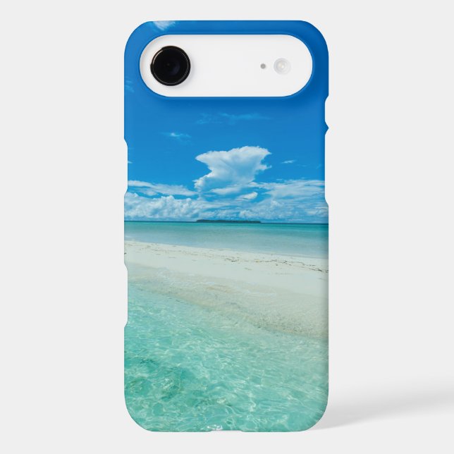 Blue tropical seascape, Palau Case-Mate iPhone Case (Back)