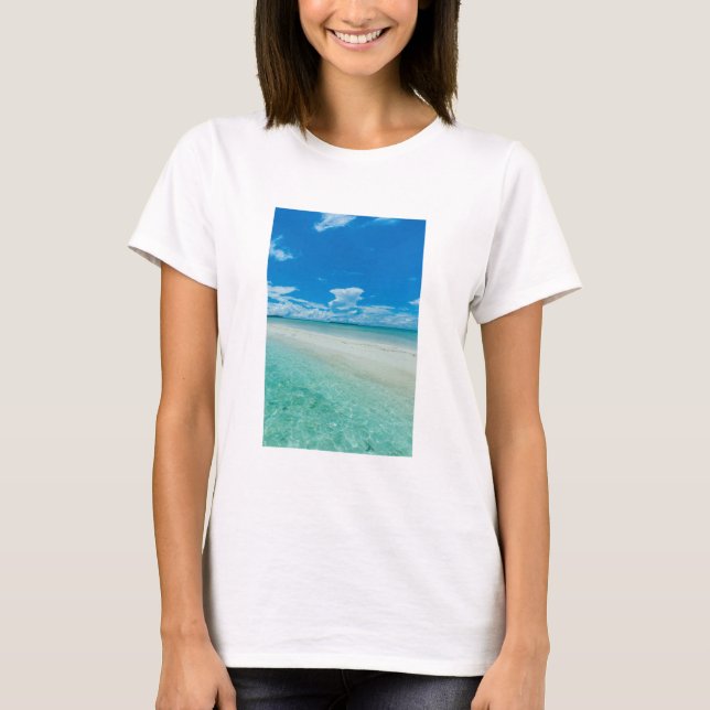 Blue tropical seascape, Palau T-Shirt (Front)