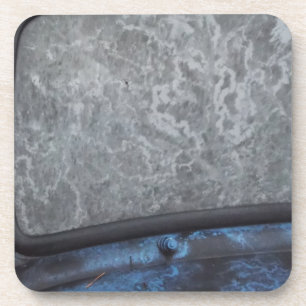 Blue Truck fosted window Coaster