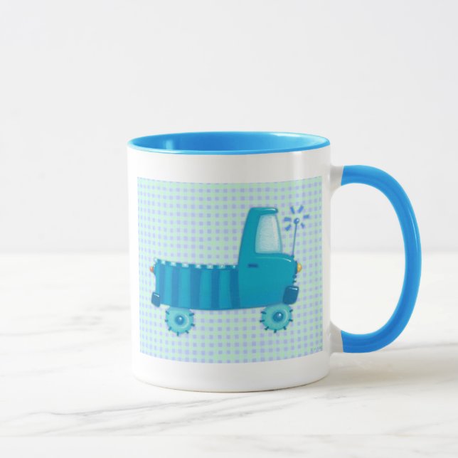 Blue Truck Mug (Right)