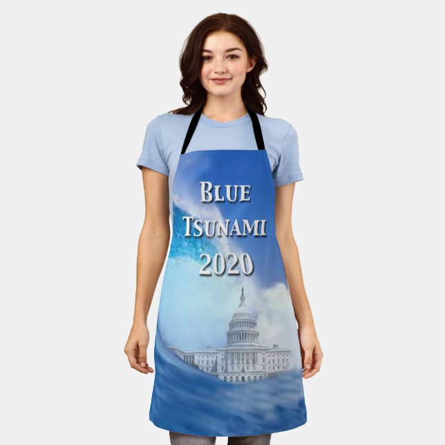 Blue Tsunami Election 2020 Apron (Worn)
