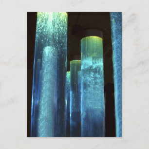 Blue Tubes Postcard