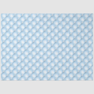 Blue Tufted Pearls Tissue Paper