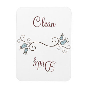 Blue Tulip Dishwasher Clean - Dirty Magnets