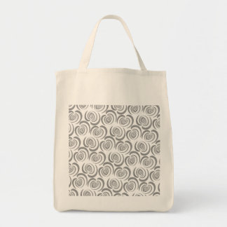 Blue tulip shades of gray tote bag