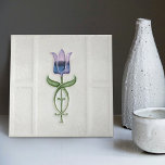 Blue Tulip Wall Decor Art Nouveau Art Deco Gibbons Ceramic Tile<br><div class="desc">Gibbons Hinton & Co. Floral Ceramic Tile (ca. 1900). Welcome to CreaTile! Here you will find handmade tile designs that I have personally crafted and vintage ceramic and porcelain clay tiles, whether stained or natural. I love to design tile and ceramic products, hoping to give you a way to transform...</div>
