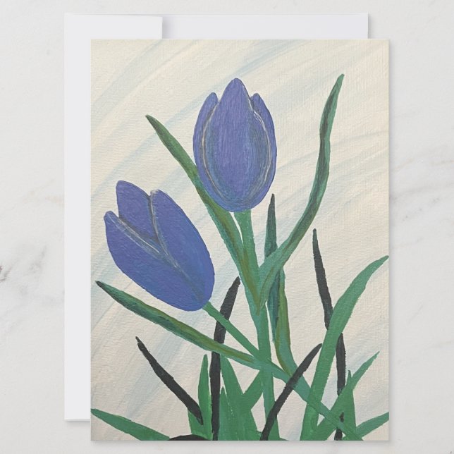 Blue Tulips  (Front)