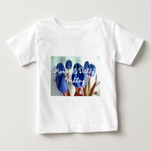 Blue Tulips Baby T-Shirt