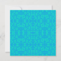Blue Turquoise Frosted Glass Pattern Abstract Art