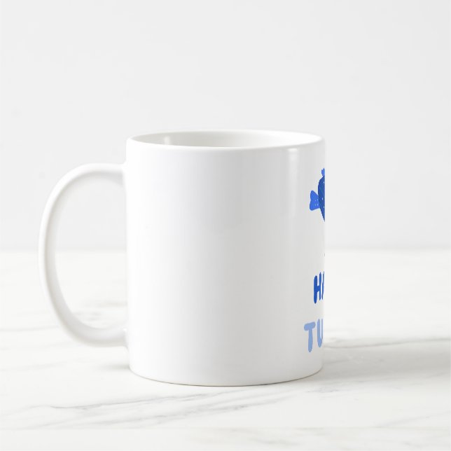 Blue Turtle Environment Earth Save Our Planet Coffee Mug (Left)