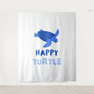 Blue Turtle Environment Earth Save Our Planet Tapestry