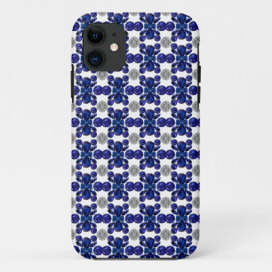 Blue Turtle Pattern iPhone 11 Case