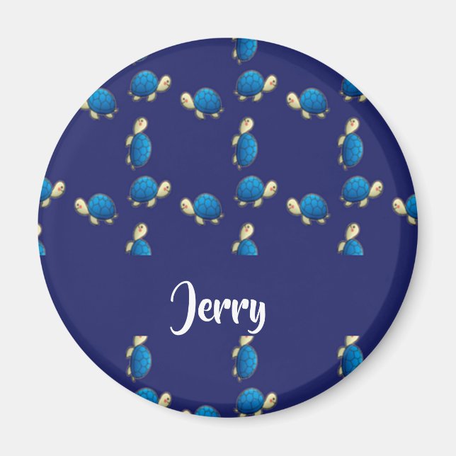 blue turtles magnet (Front)