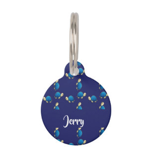 blue turtles pet tag
