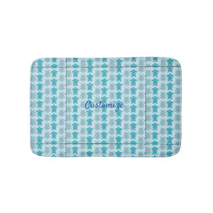 Blue Turtles Swimming Thunder_Cove Bath Mat