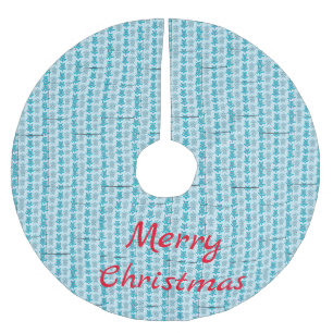Blue Turtles Swimming Thunder_Cove Brushed Polyester Tree Skirt