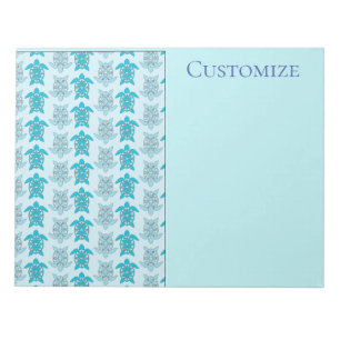 Blue Turtles Swimming Thunder_Cove Notepad