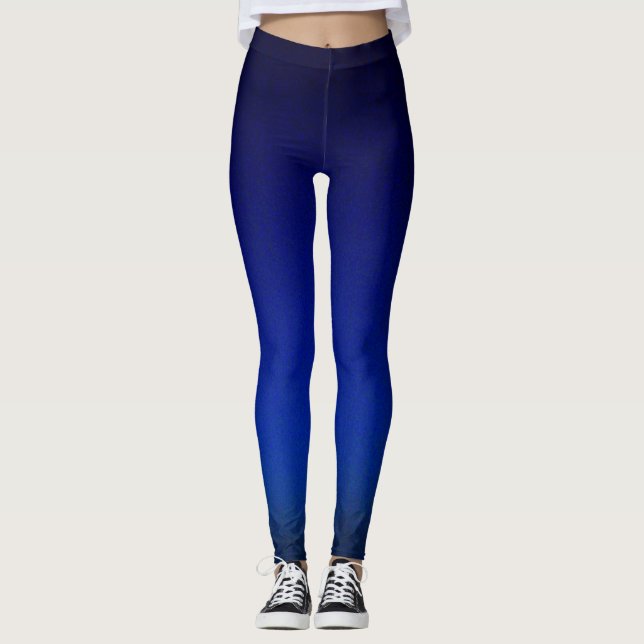 Blue Twilight Rise Leggings (Front)