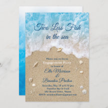 Blue Two Less Fish in the Sea Engagement Party