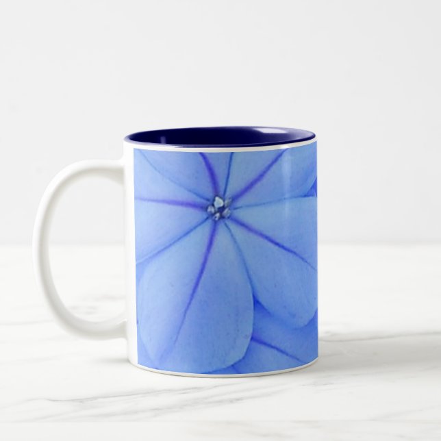 Blue Two-Tone Coffee Mug (Left)