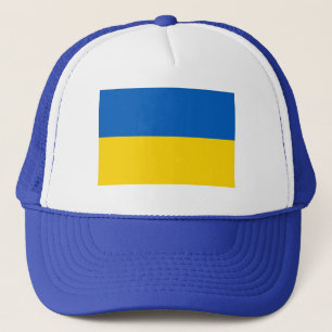 BLUE Ukraine National Flag Trucker Hat