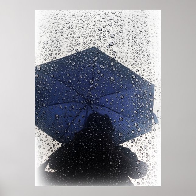 Blue umbrella poster (Front)