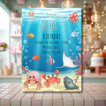 Blue Under the Sea birthday
