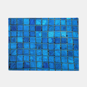 Blue Underwater Tiles Doormat