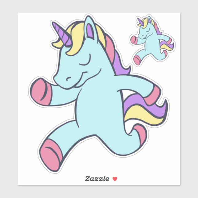Blue Unicorn Running Thunder_Cove (Sheet)