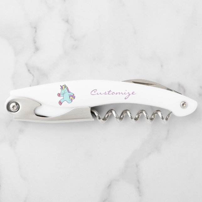 Blue Unicorn Running Thunder_Cove Corkscrew (Front)