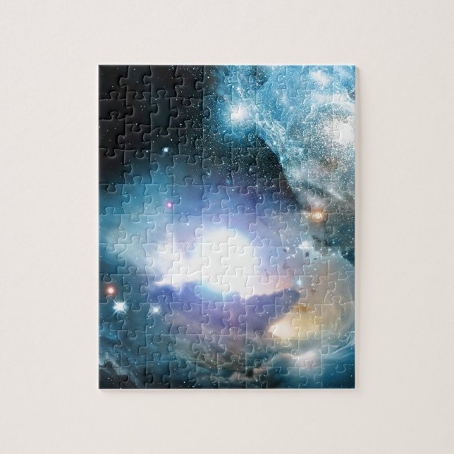 Blue Universe Cosmos Jigsaw Puzzle (Vertical)