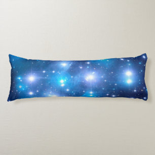 Blue Universe Stars + your ideas Body Cushion