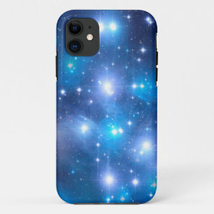 Blue Universe Stars + your ideas iPhone 11 Case