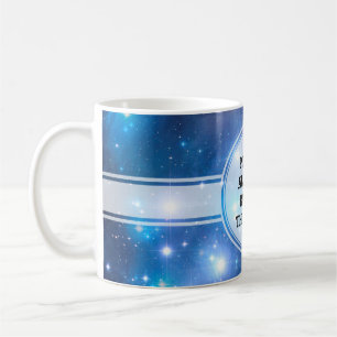 Blue Universe Stars + your ideas Coffee Mug