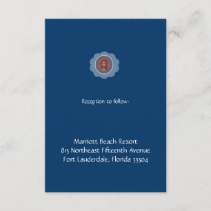 Blue Vaftisi Reception Enclosure Card