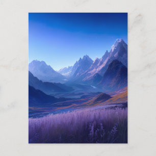 Blue Valley of Wonders Postcard