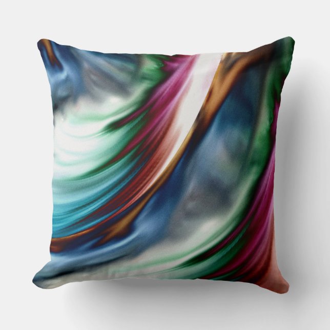 Blue Valley Whirlwind Rainbow Cushion (Front)