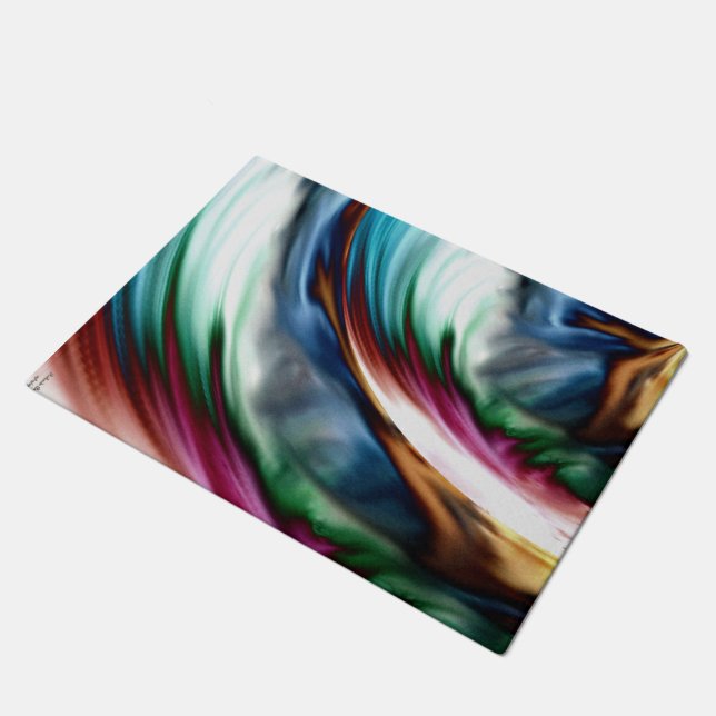 Blue Valley Whirlwind Rainbow Doormat (Angled)