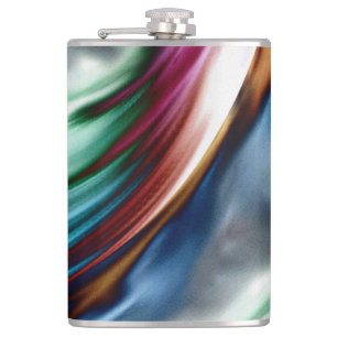 Blue Valley Whirlwind Rainbow Hip Flask