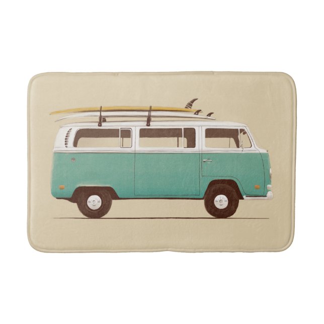 Blue Van | Florent Bodart Bath Mat (Front)