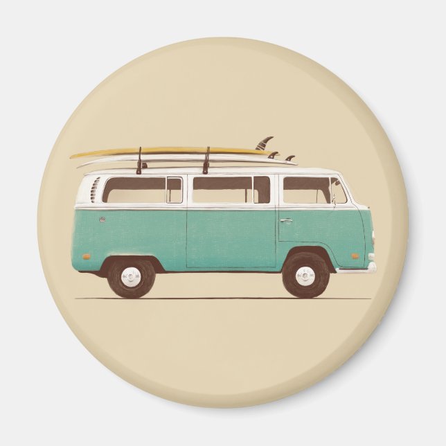 Blue Van | Florent Bodart Magnet (Front)