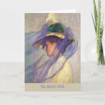 Blue Veil Edmund C Tarbell Poetic Impressionism  