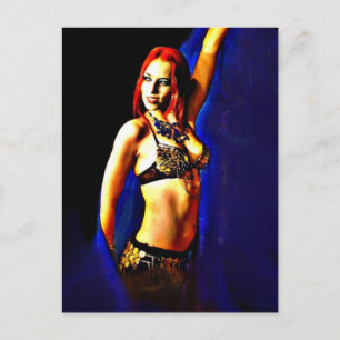 Blue Veil Postcard
