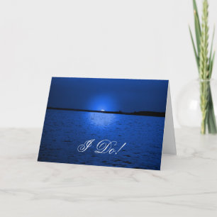 Blue Velvet - invitation card
