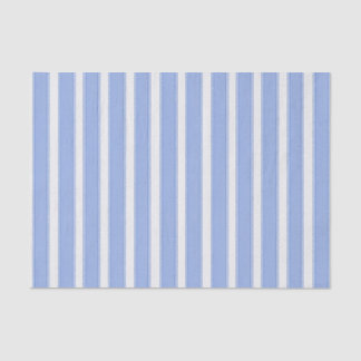 Blue Vertical Stripe Party Tissue Paper